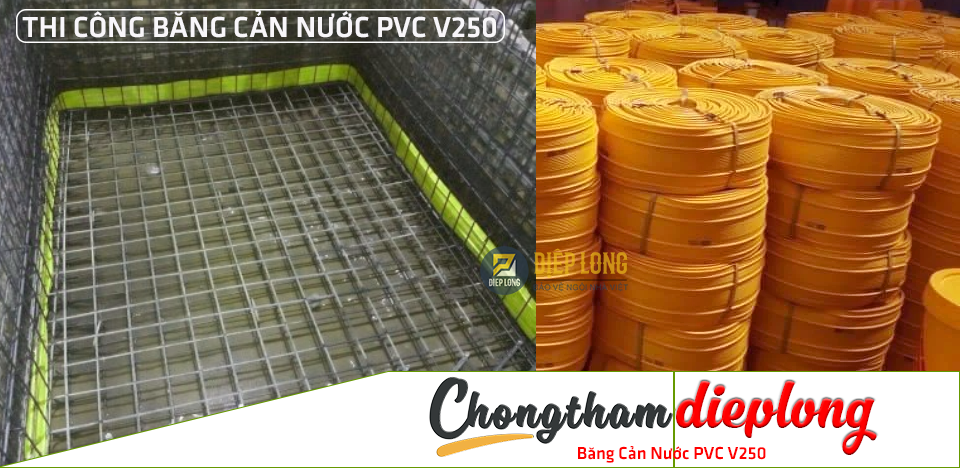 Băng Cản Nước PVC V250, bảng cản nước V250